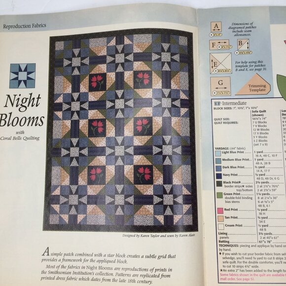 Quiltmaker Magazine September October 1997 No 57 Quilt Patterns Designs Cats Bat - Picture 6 of 12